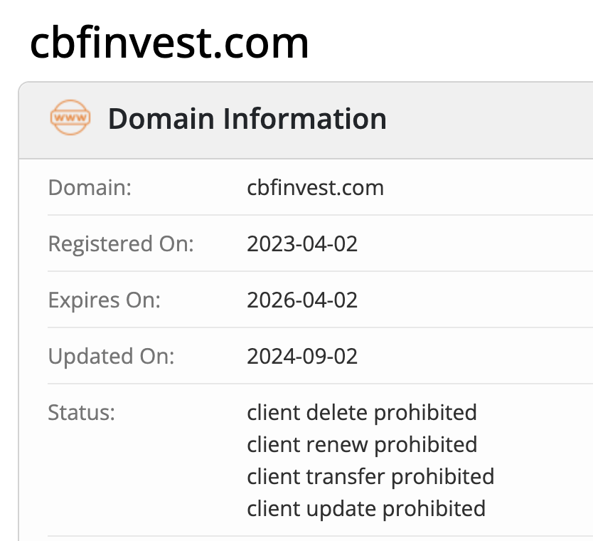 домен CBFInvest