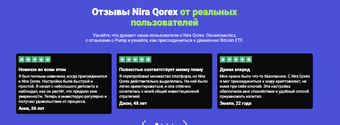 отзывы о Nira Qorex