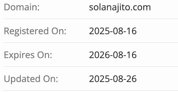 Solanajito домен