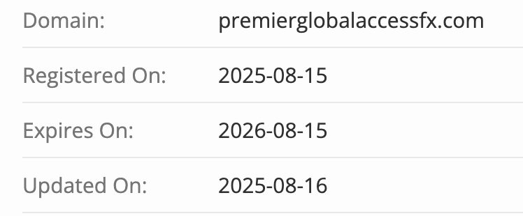 Premier Global Access Fx домен
