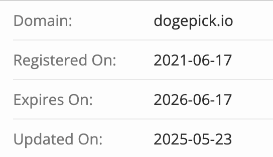 Dogepick домен