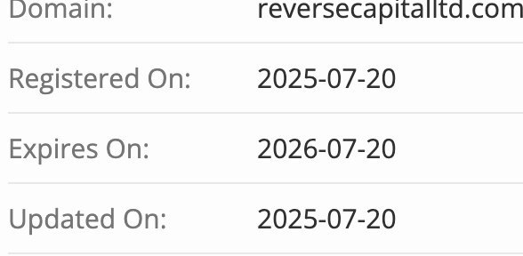 домен Reverse Capital Limited