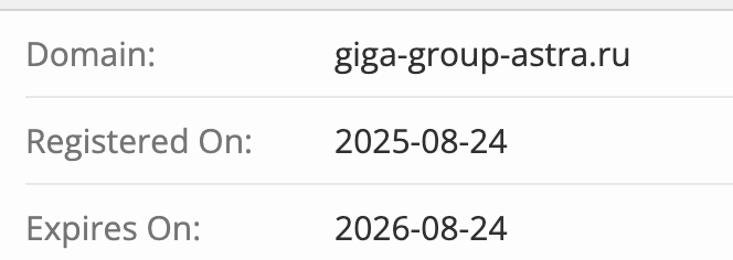Giga Group домен