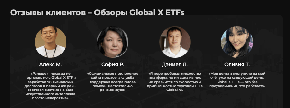 отзывы о Global X ETFs
