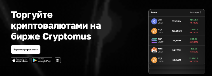 обзор Cryptomus Exchange
