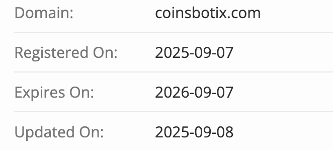 CoinBotix домен