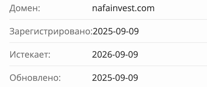NAFA Invest домен