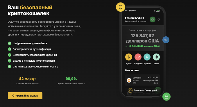 инфо о платформе FasteX INVEST