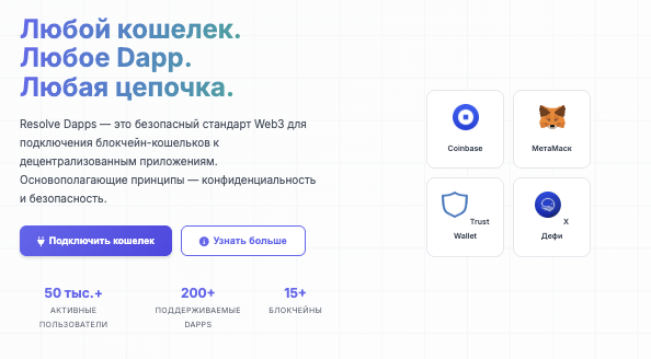 обзор на Resolve Dapps