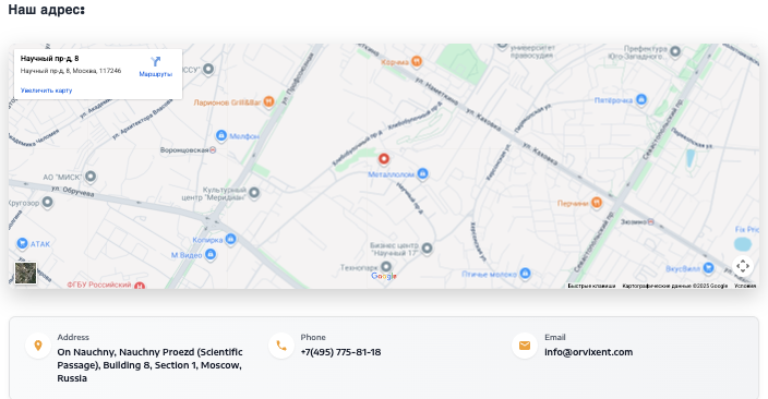 информация о Orvixent
