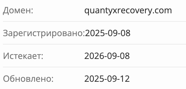 QuantyX домен