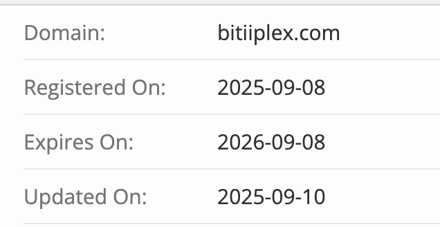 BitiiPlex домен