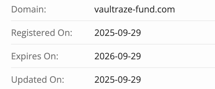 домен Vaultraze Fund