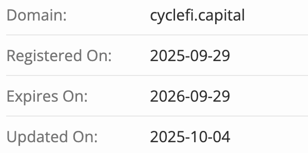 CycleFi домен
