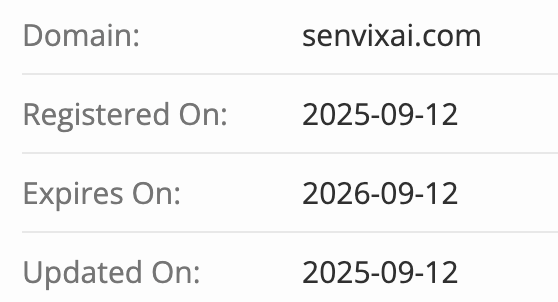 домен Senvix