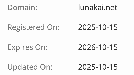 домен LunaKai