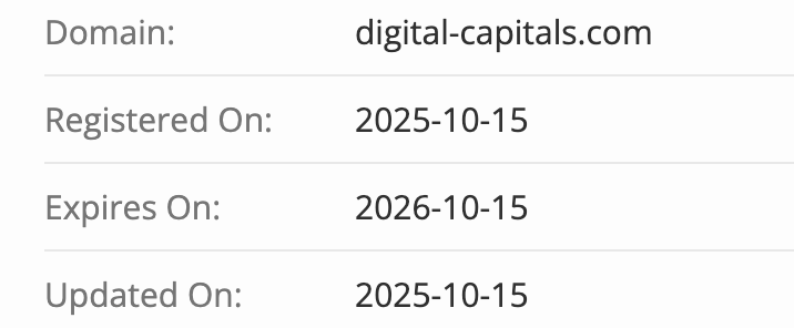 домен Digital Capitals