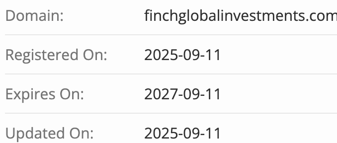 домен FINCH Global Investments