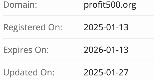MY.PROFIT500.ORG домен