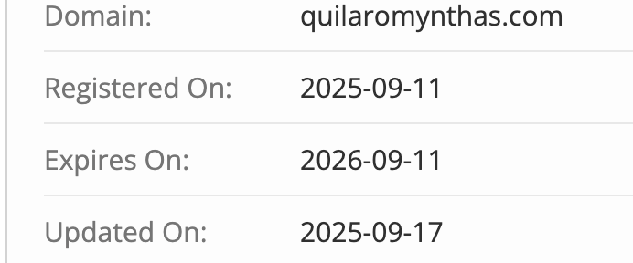 домен Quilaromynthas