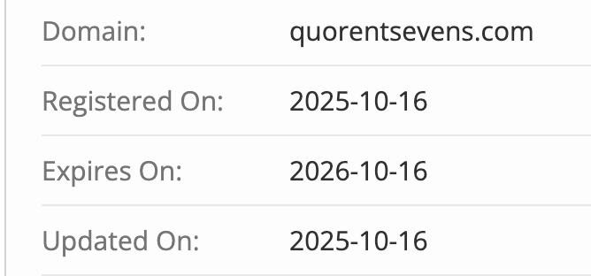домен Quorent VII