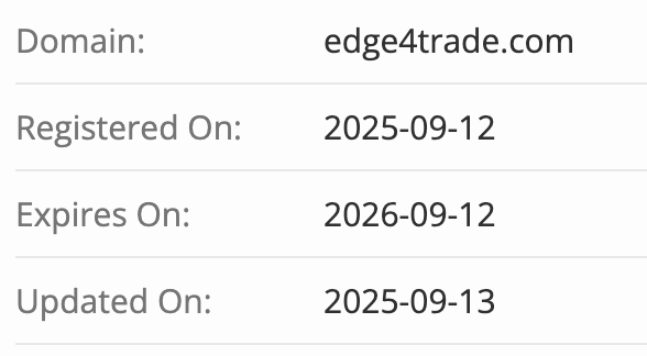 домен Edge For Trade