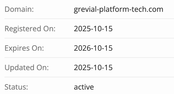 Grevial Platform домен