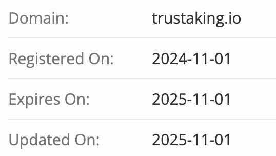 домен Trustaking