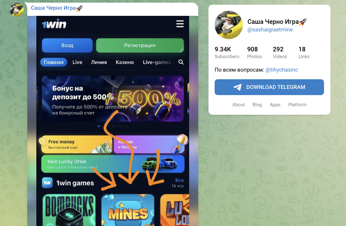 информация о Саша Черно Игра