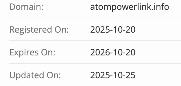 домен Atompowerlink