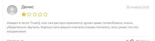 отзыв о TrustQ