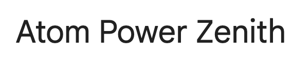 AtomPowerZenith лого