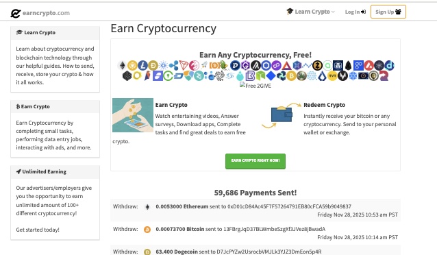 обзор EarnCrypto