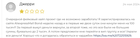 мнение о AliexpressMall