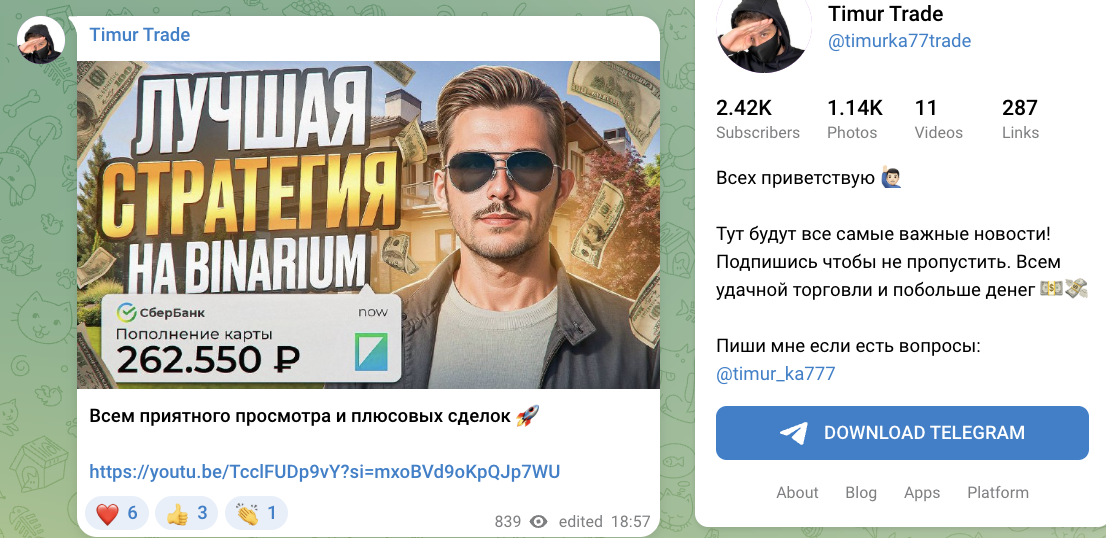 обзор на Timur Trade