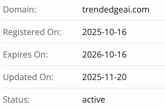 домен TrendEdge