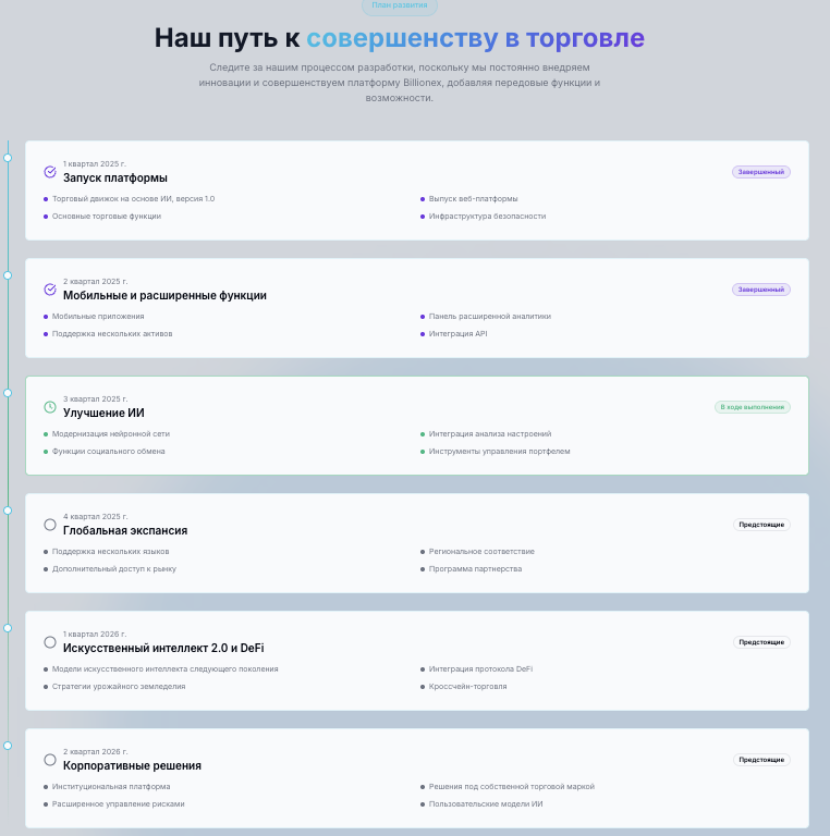 что известно? Billionex