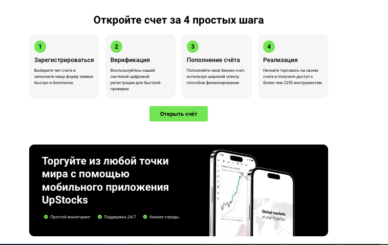информация о UpStocks