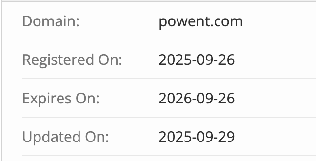 домен Powent